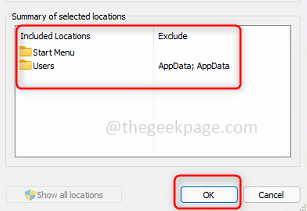 如何在 Windows 11 中修改搜索索引位置
