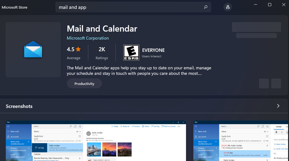 mail-and-calendar-app