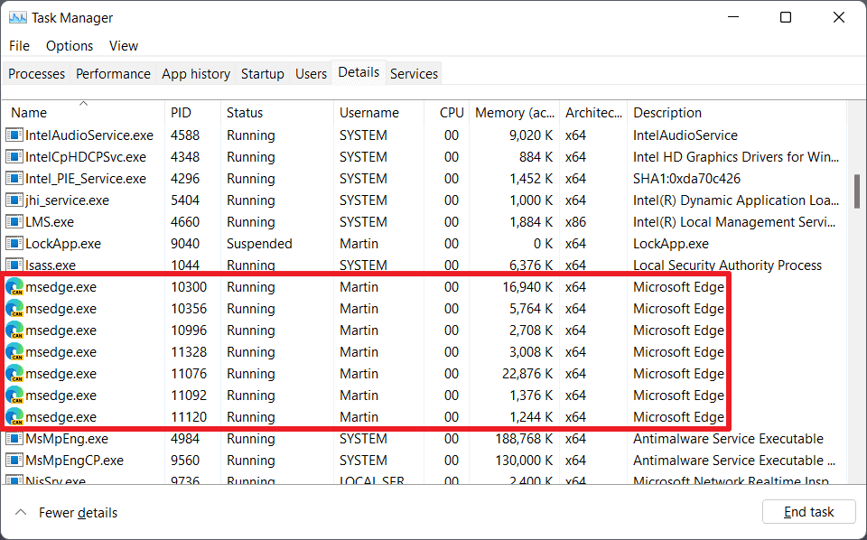 即使您不使用浏览器，Microsoft Edge 也可能在您的 Windows PC 上运行
