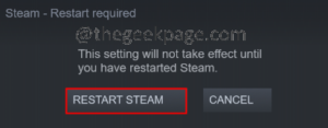 修复:Windows 11 中的 Steam 客户端 WebHelper 高 CPU 使用率