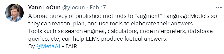 LeCun的最新综述:下一代强化语言模型的发展和前景