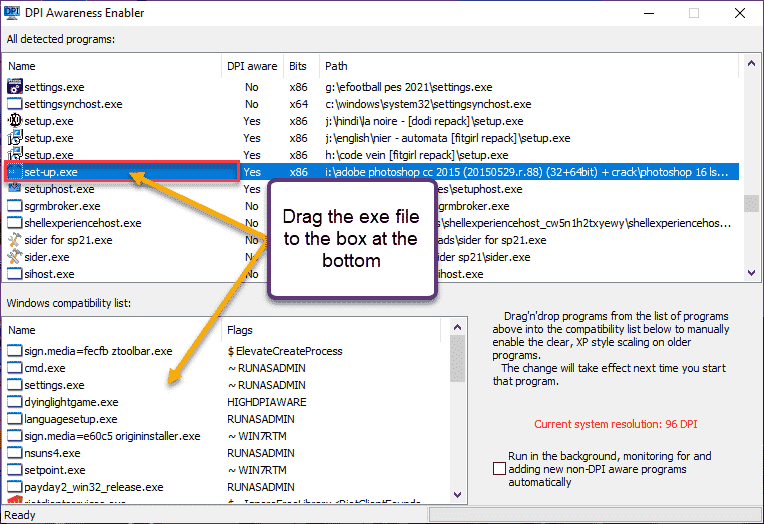 如何在 Windows 11 或 10 中禁用高 DPI 设置的显示缩放
