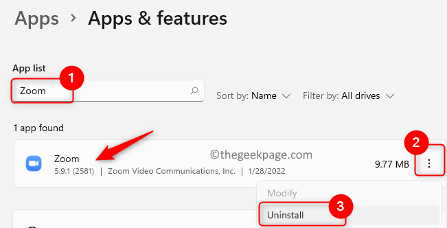如何修复 Windows 11 ,10 上的 Zoom 一直崩溃问题