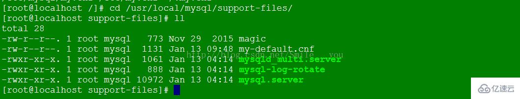Linux怎么安装mysql默认配置文件位置