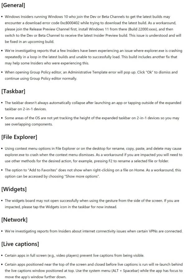Windows-11-Insider-Preview-Build-22598-known-issues-e1649875160411-601x900-2