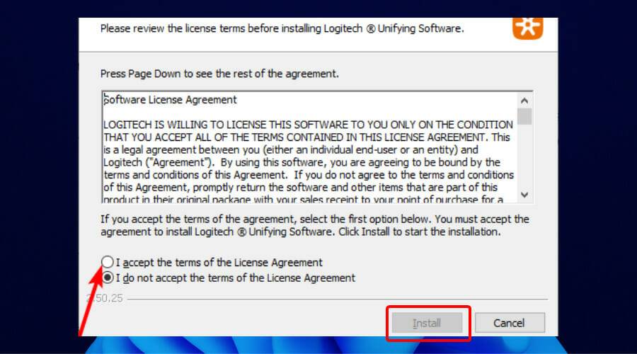 如何在 Windows 11 上安装罗技 Unifying 软件