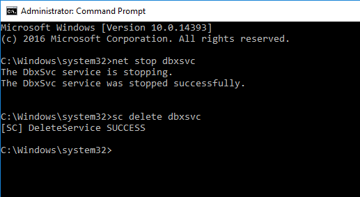 什么是 DbxSvc.exe 以及如何禁用它？