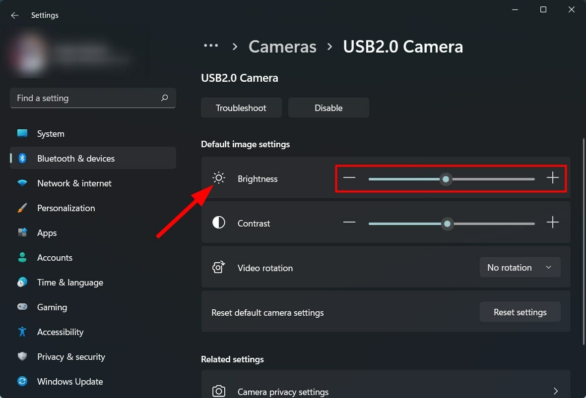 这是在 Windows 11 中更改相机设置的方法