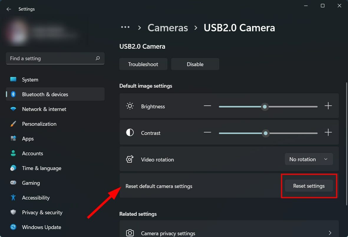 这是在 Windows 11 中更改相机设置的方法