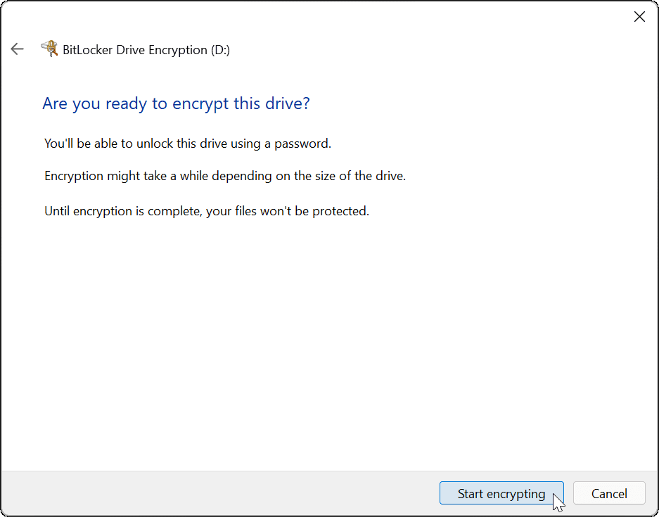 10-Start-encrypting-BitLocker-aes
