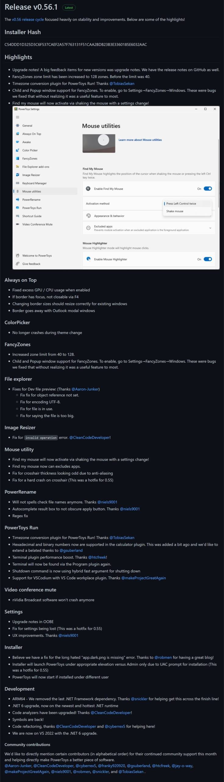 Microsoft PowerToys 更新了新功能