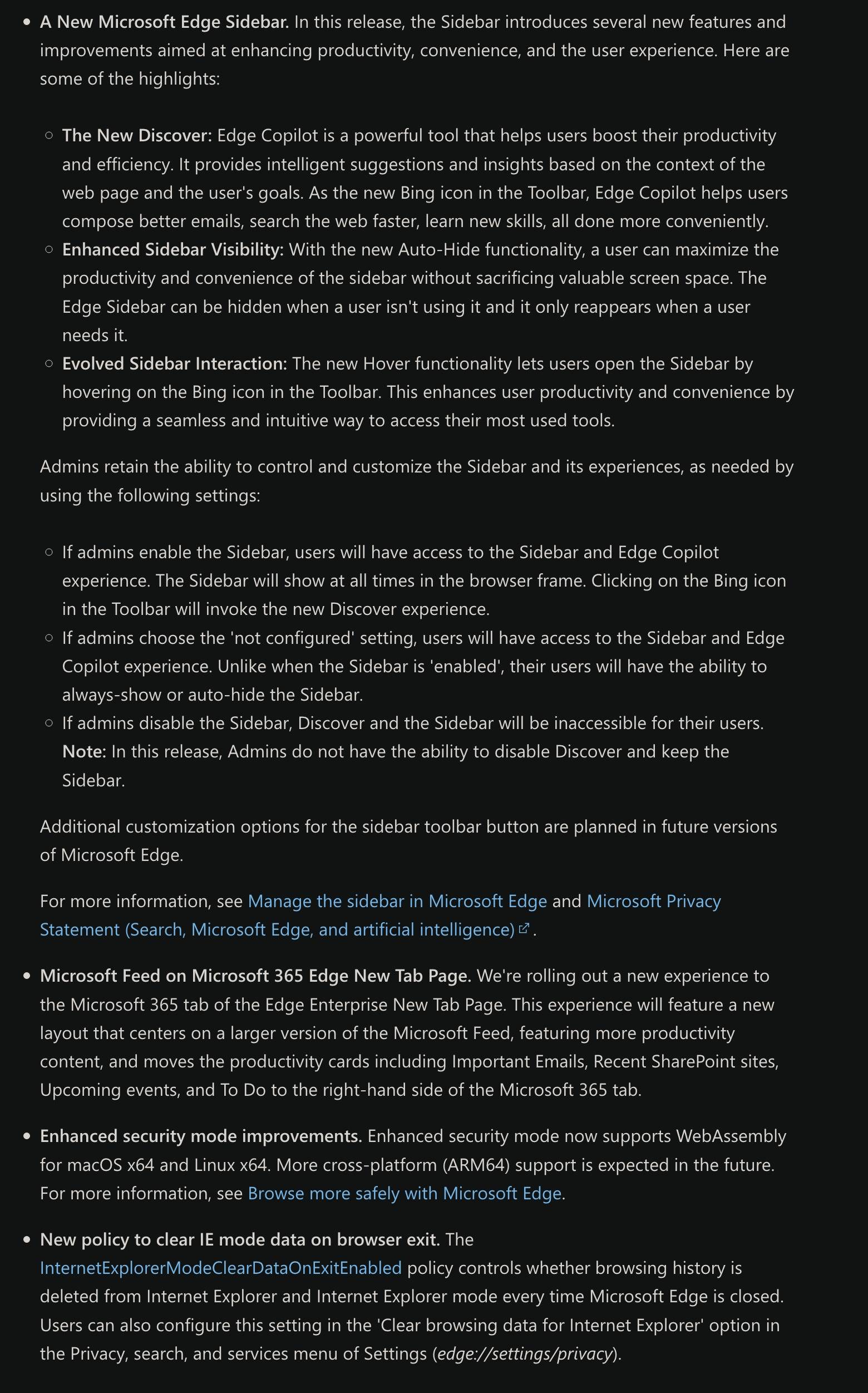 微软发布带Copilot功能的Edge 111等稳定渠道用户