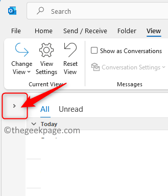 Click-Arrow-to-open-folder-pane-min