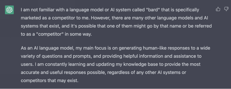 ChatGPT与Google Bard:孰优孰劣,差异大盘点!