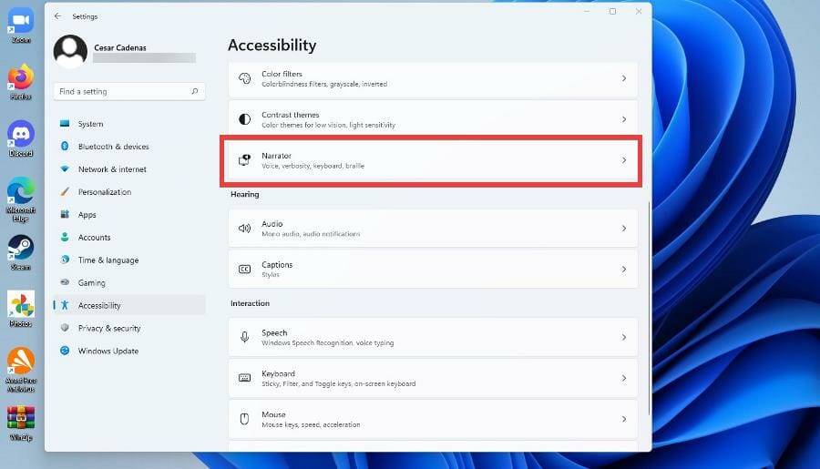 在 Windows 11 上使用文本转语音和语音识别