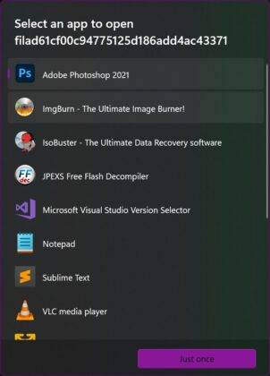 微软正在重新设计 Windows 11 的默认应用选择器工具