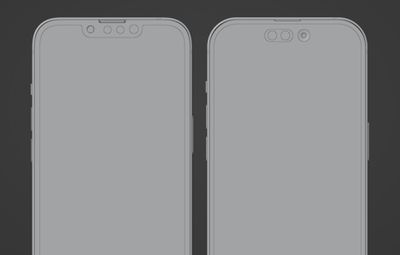 iphone 13 pro 和 14 pro 渲染正面