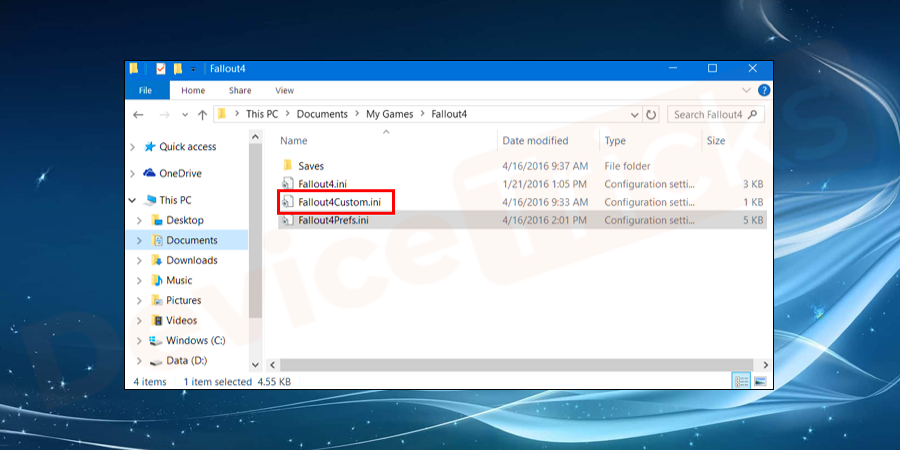 Fallout4-ini-file