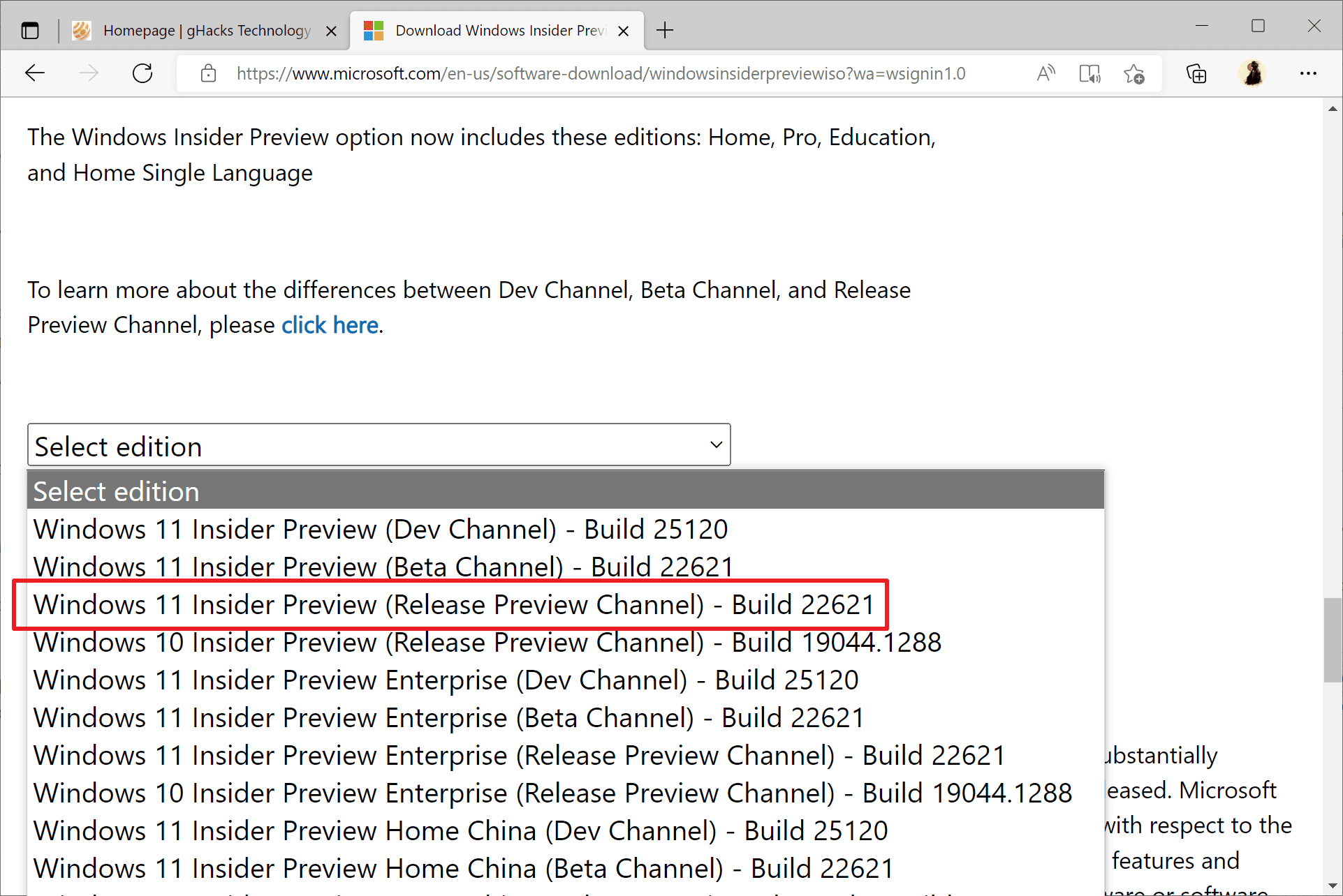 现已提供 Windows 11 版本 22H2 的预览版