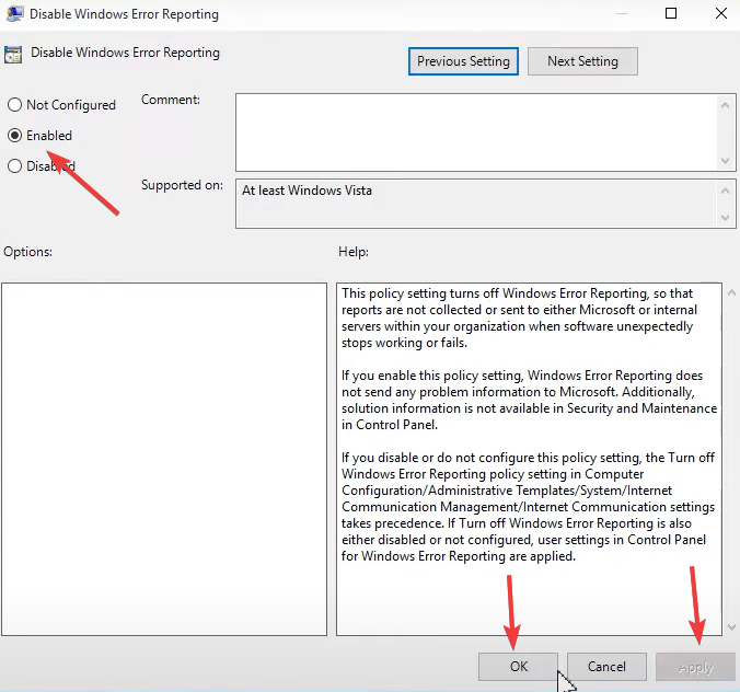如何在 Windows 11 上禁用 Windows 错误报告服务