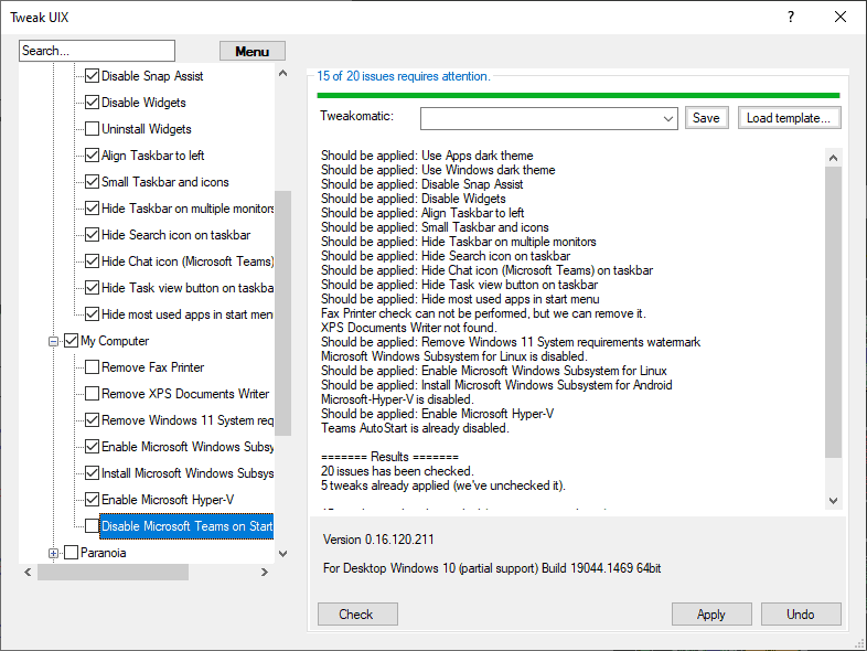 TweakUIX 旨在在 Windows 上复制 TweakUI 功能