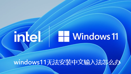 windows11无法安装中文输入法怎么办 windows11无法安装中文输入法怎么办