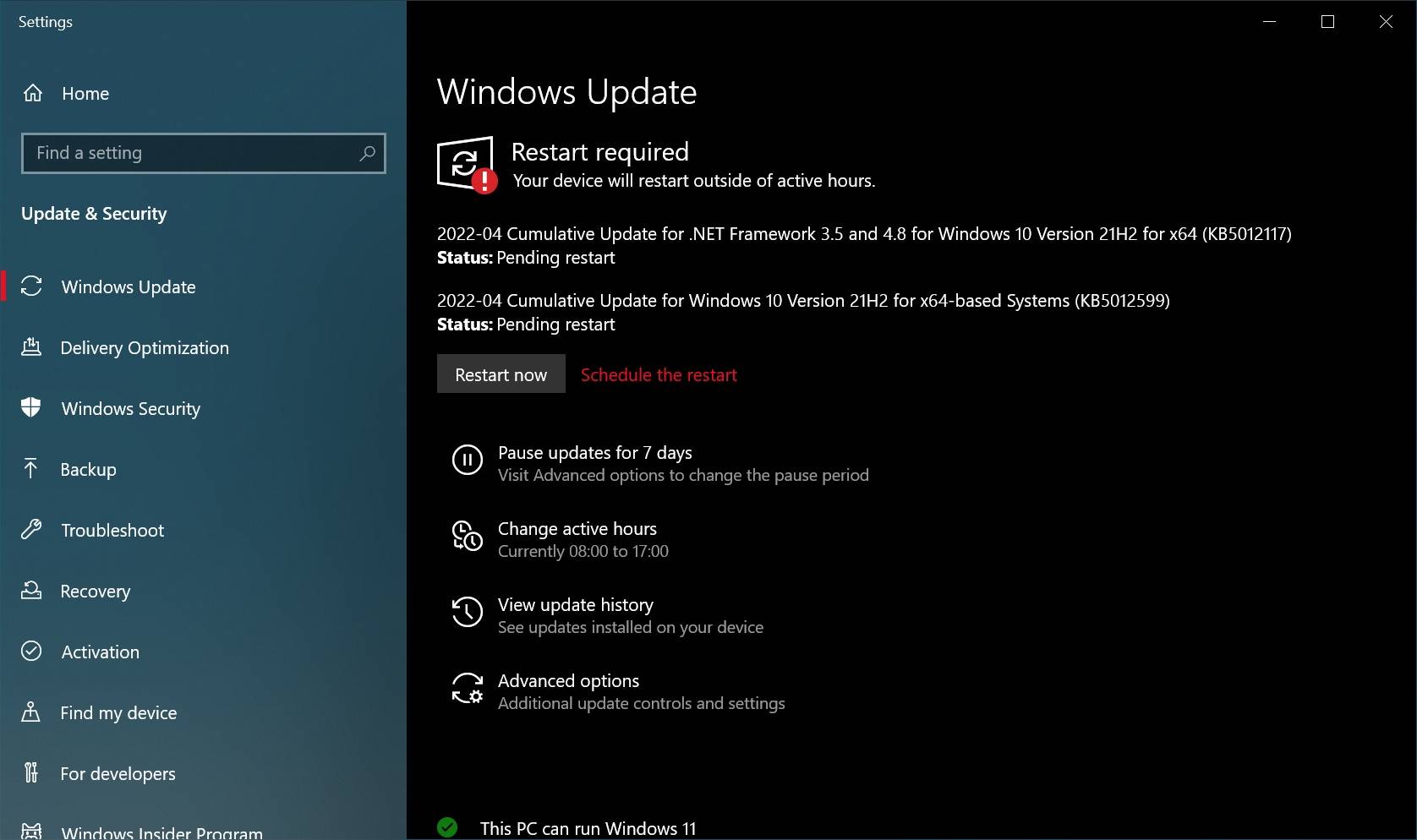 KB5012599-Windows-10-Update