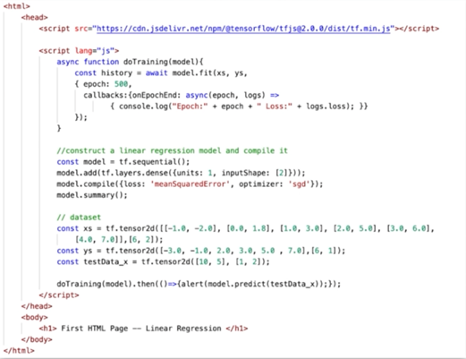 TensorFlow.js 在浏览器上也能搞定机器学习！