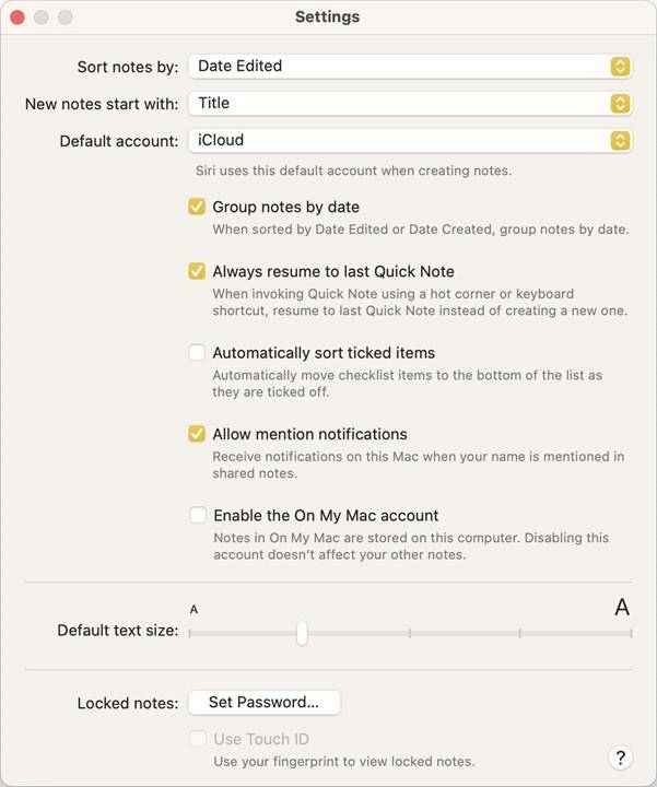 macOS-Ventura-Notes-app-settings