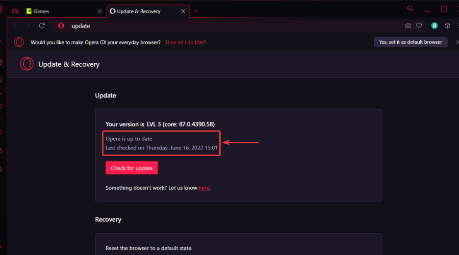 Opera GX 不会更新?这是您可以手动执行的方法