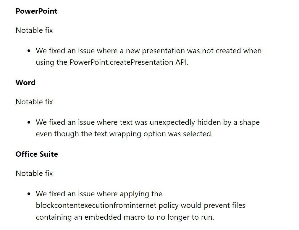 微软发布具有新功能的Office Version 2212 (Build 15911.20000)