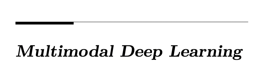 细数NLP与CV的融合创新：盘点多模态深度学习这几年