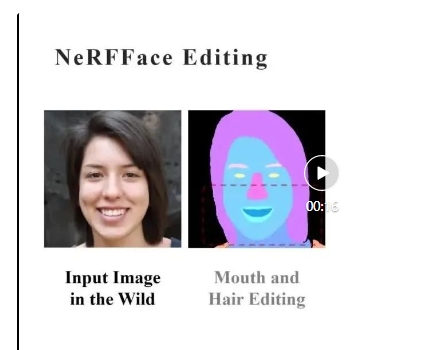 人脸神经辐射场的掩码编辑方法NeRFFaceEditing，不会三维建模也能编辑立体人脸