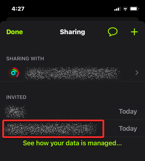 在 Apple Watch 上分享健身:分步教程