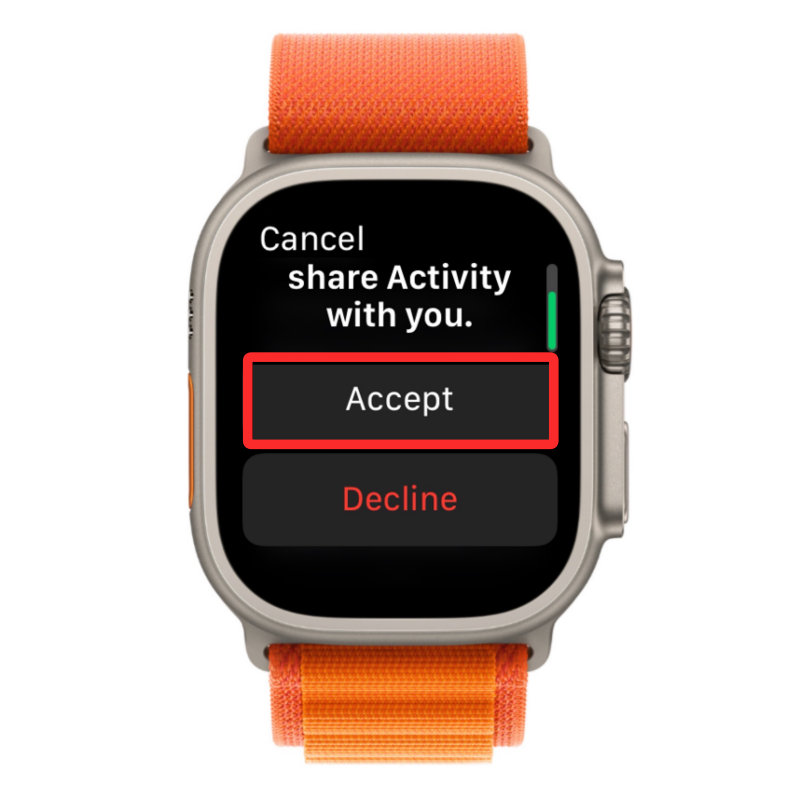 在 Apple Watch 上分享健身:分步教程