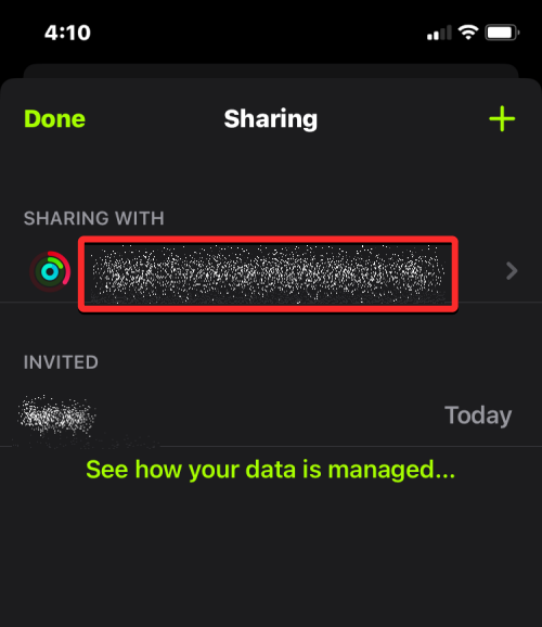 在 Apple Watch 上分享健身:分步教程