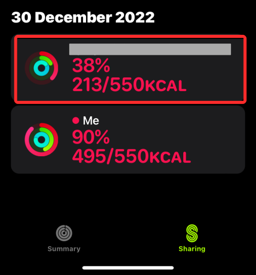 在 Apple Watch 上分享健身:分步教程