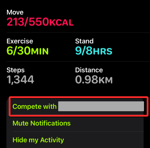 在 Apple Watch 上分享健身:分步教程