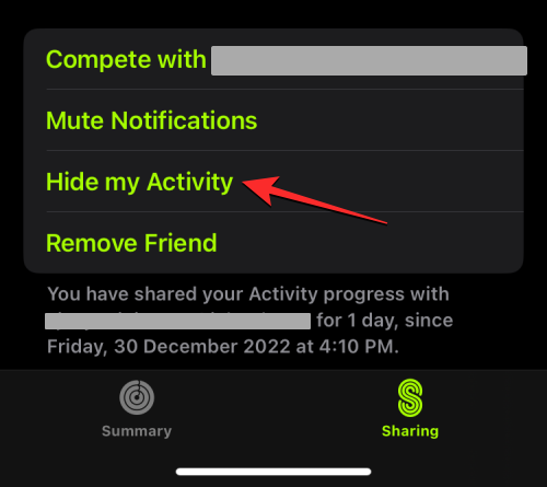 在 Apple Watch 上分享健身:分步教程