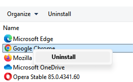 修复：谷歌浏览器更新检查失败错误代码3：0x80040154