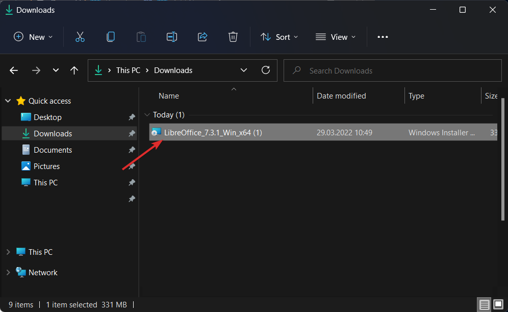 如何在 Windows 11 上安装LibreOffice
