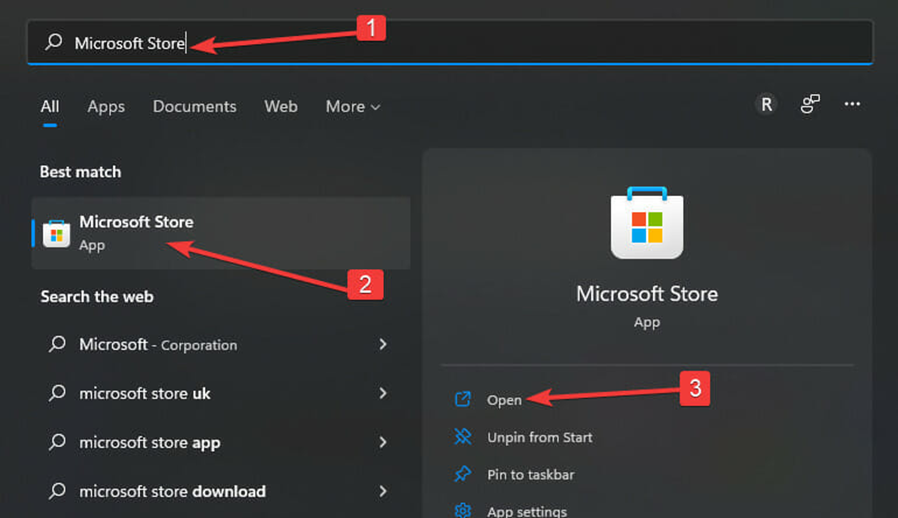 Open-Microsoft-Store