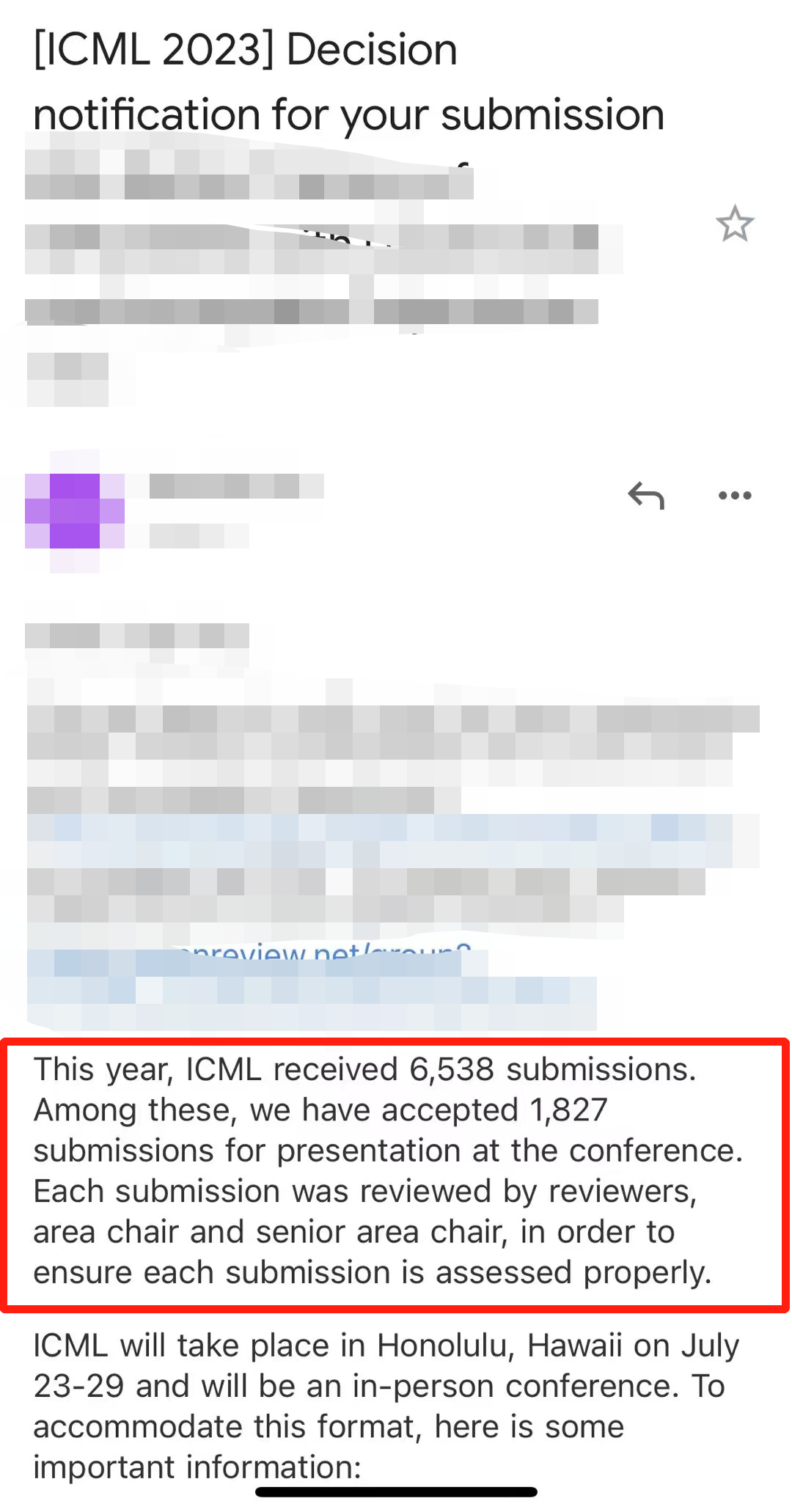 录用1827篇，接收率27.9%，ICML 2023接收结果公布