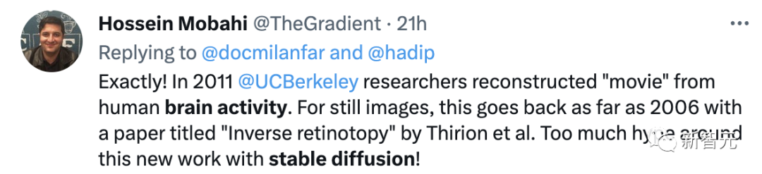 AI读脑炸裂!扫描大脑画面,Stable Diffusion逼真复现图像