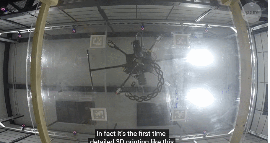 多无人机协同3D打印盖房子，研究登上Nature封面