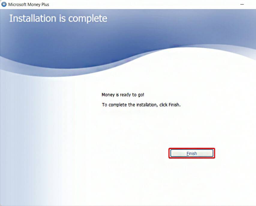 MS-Money-Sunset-install-complete
