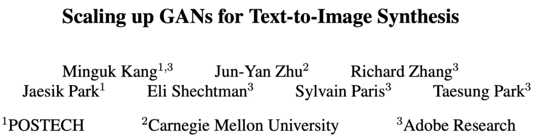 GAN的反击：朱俊彦CVPR新作GigaGAN，出图速度秒杀Stable Diffusion