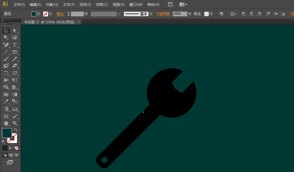 ai制作扳手LOGO的图文方法
