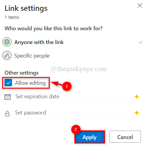 如何与他人共享 OneDrive 文件或文件夹