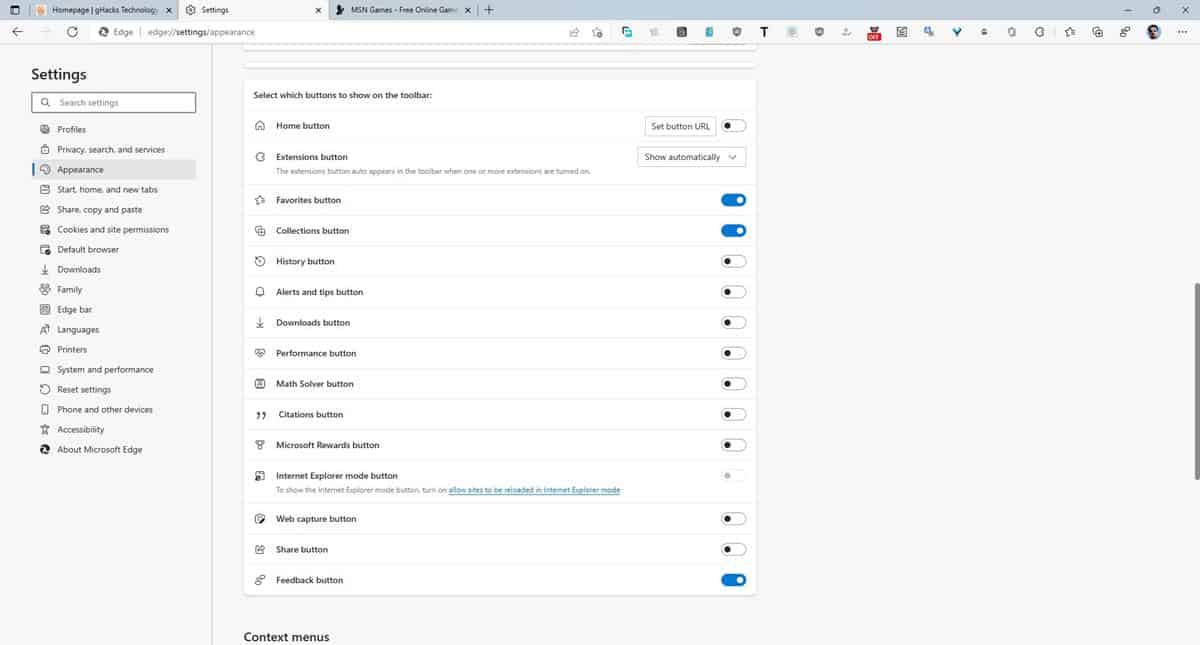 Microsoft-Edge-Games-button-in-Canary-Channel